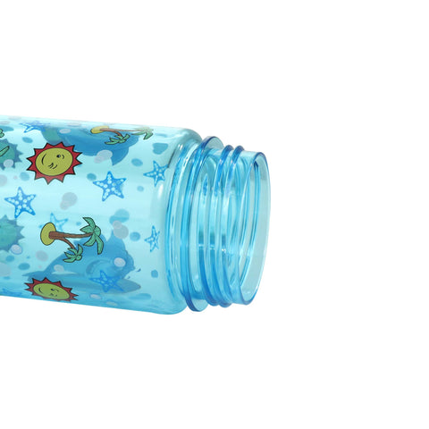 Image of Smily Kiddos Straight Water Bottle With Flip Top Nozzle Happy Shark