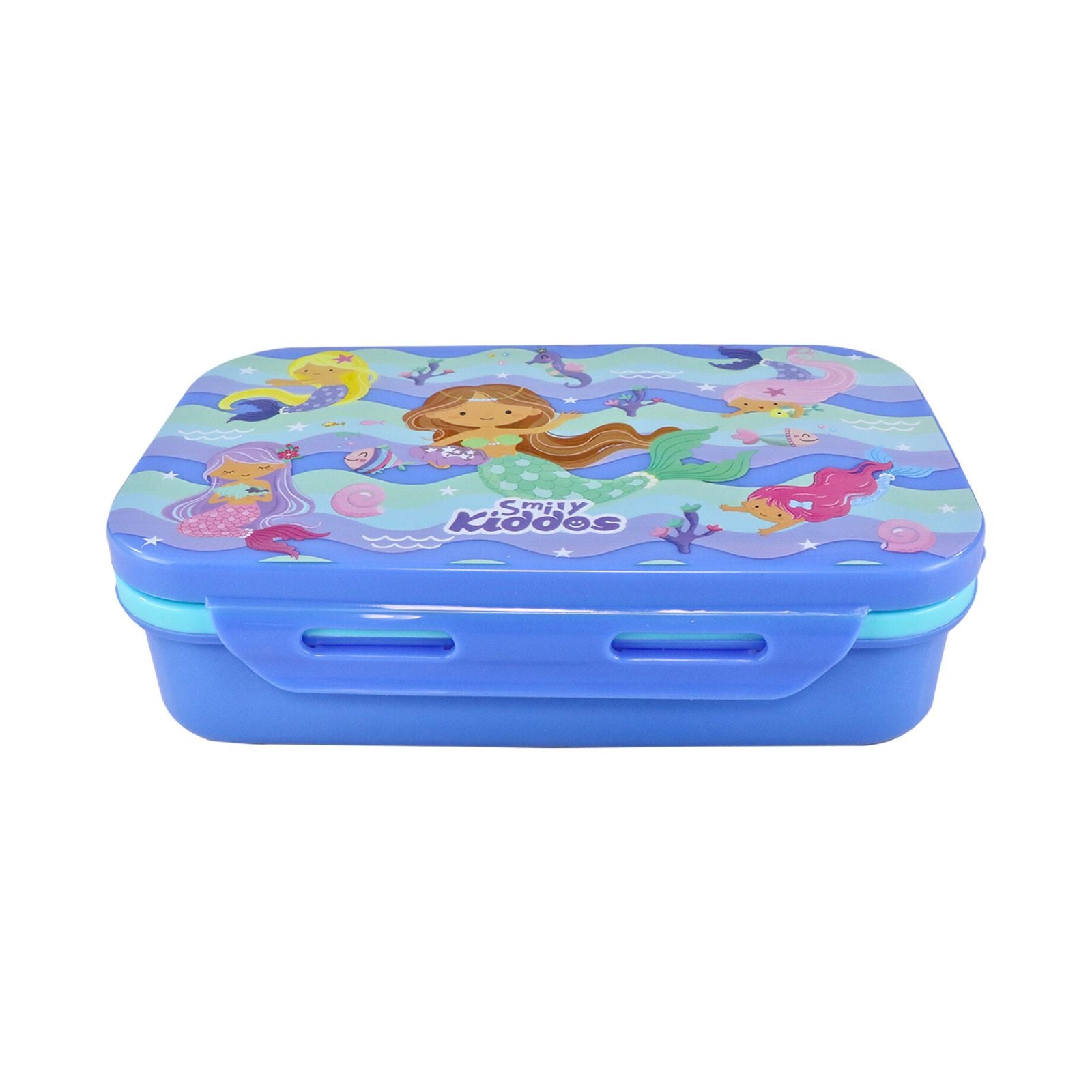 Smily Kiddos Small Brunch Stainless Steel Lunch Box - Mermaid Theme