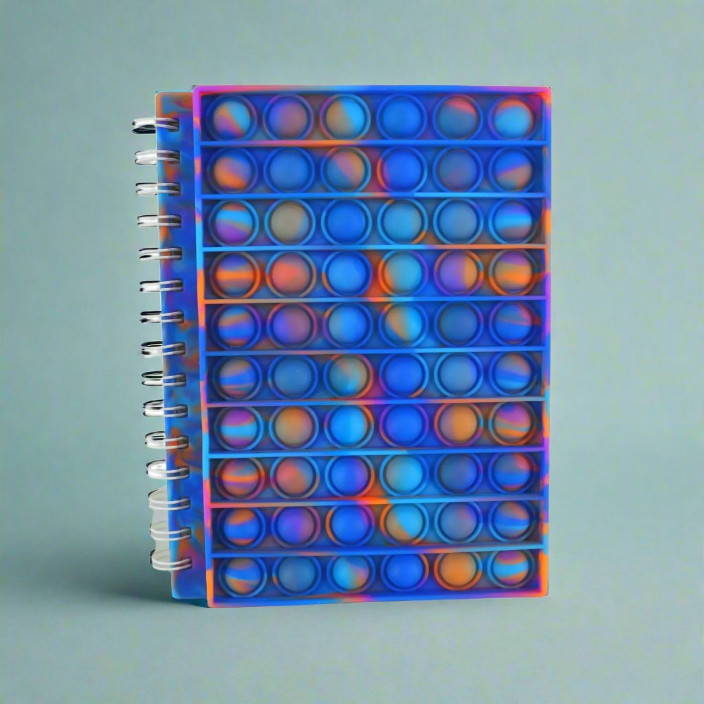 Smily Kiddos Pop IT spiral Note book - Blue