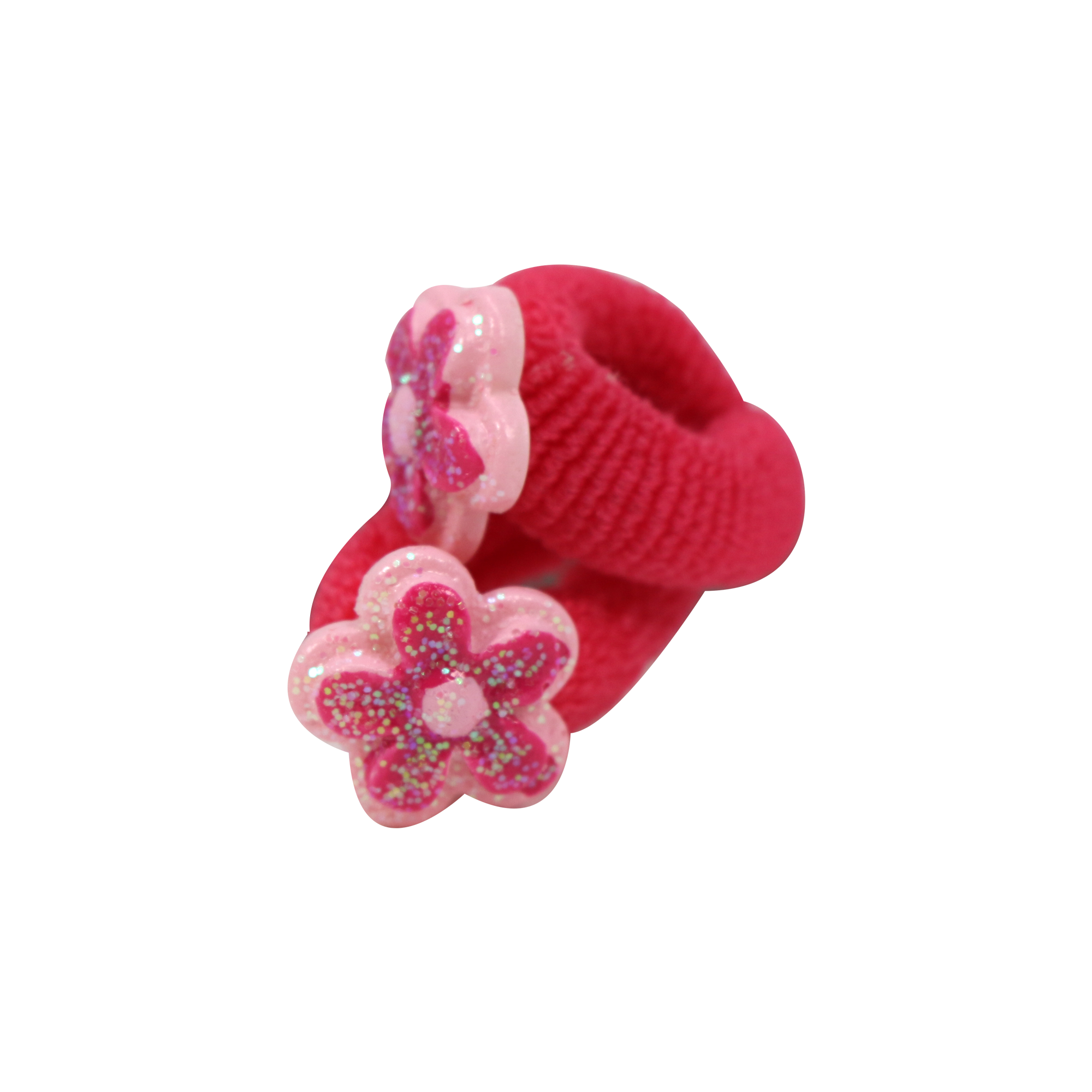 Smily Kiddos Floral Hair Tie Set - 12 pieces