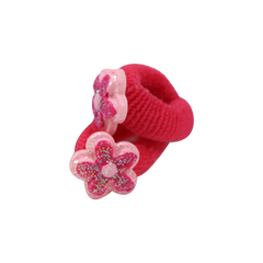 Smily Kiddos Floral Hair Tie Set - 12 pieces