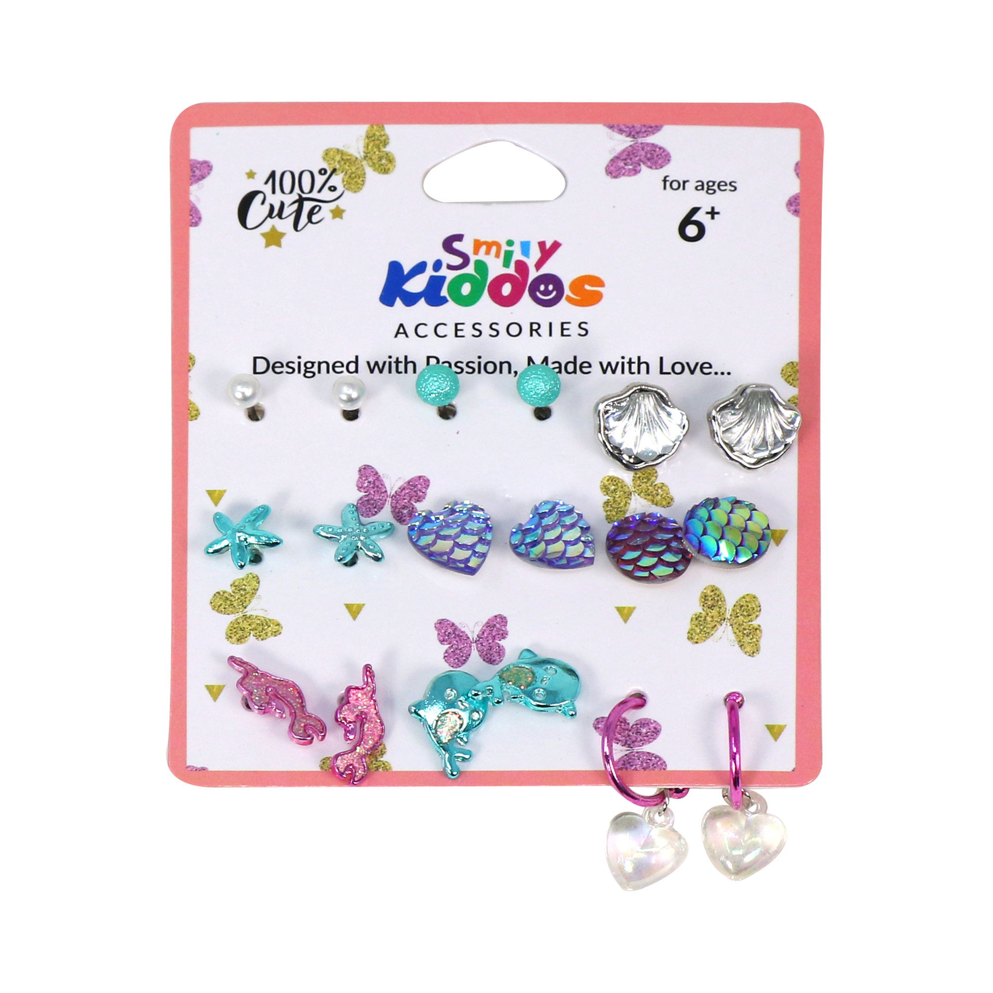 Smily Kiddos Ocean Collection Ear Rings Set - 9