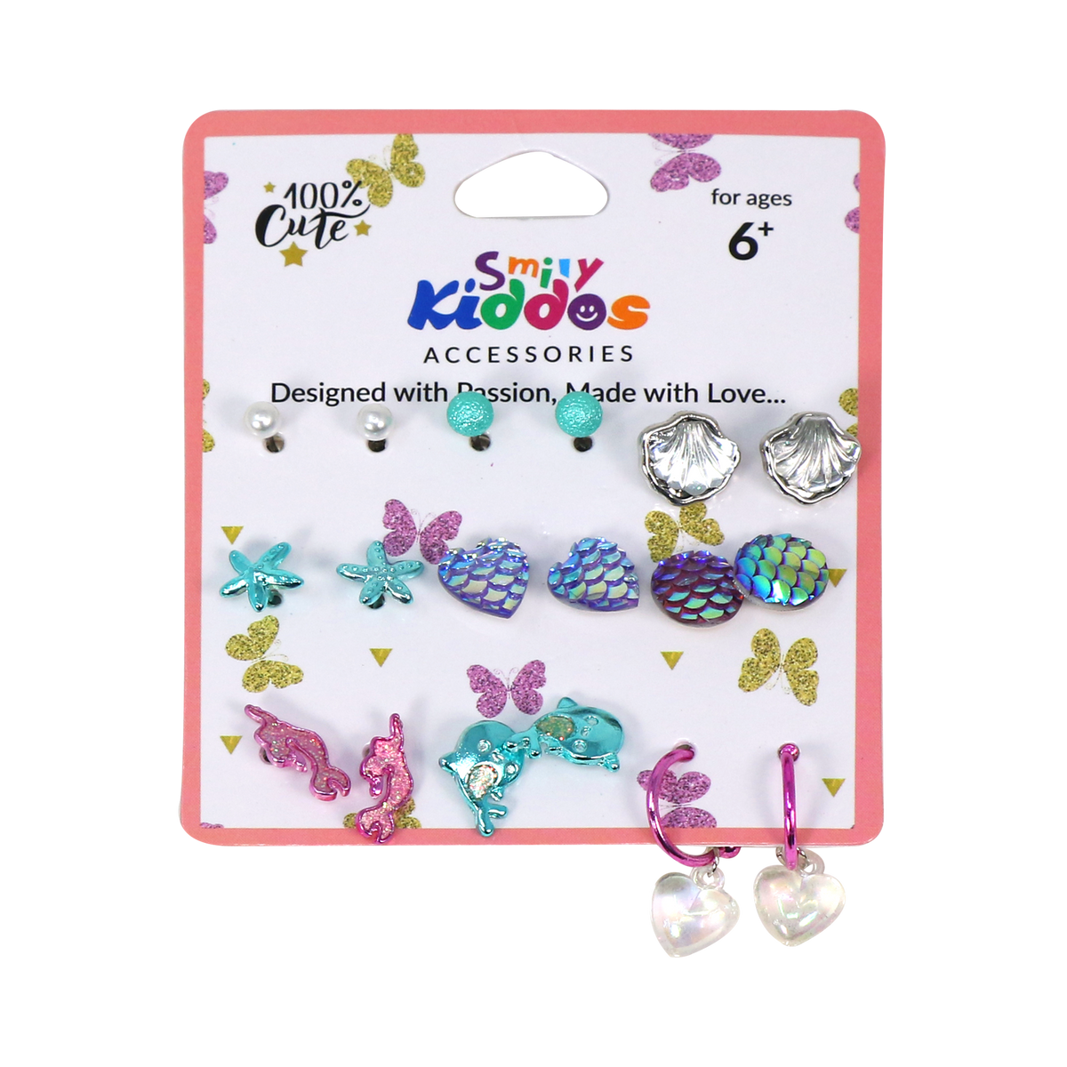 Smily Kiddos Ocean Collection Ear Rings Set - 9