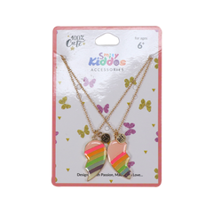 Smily Kiddos Rainbow Heart Necklace