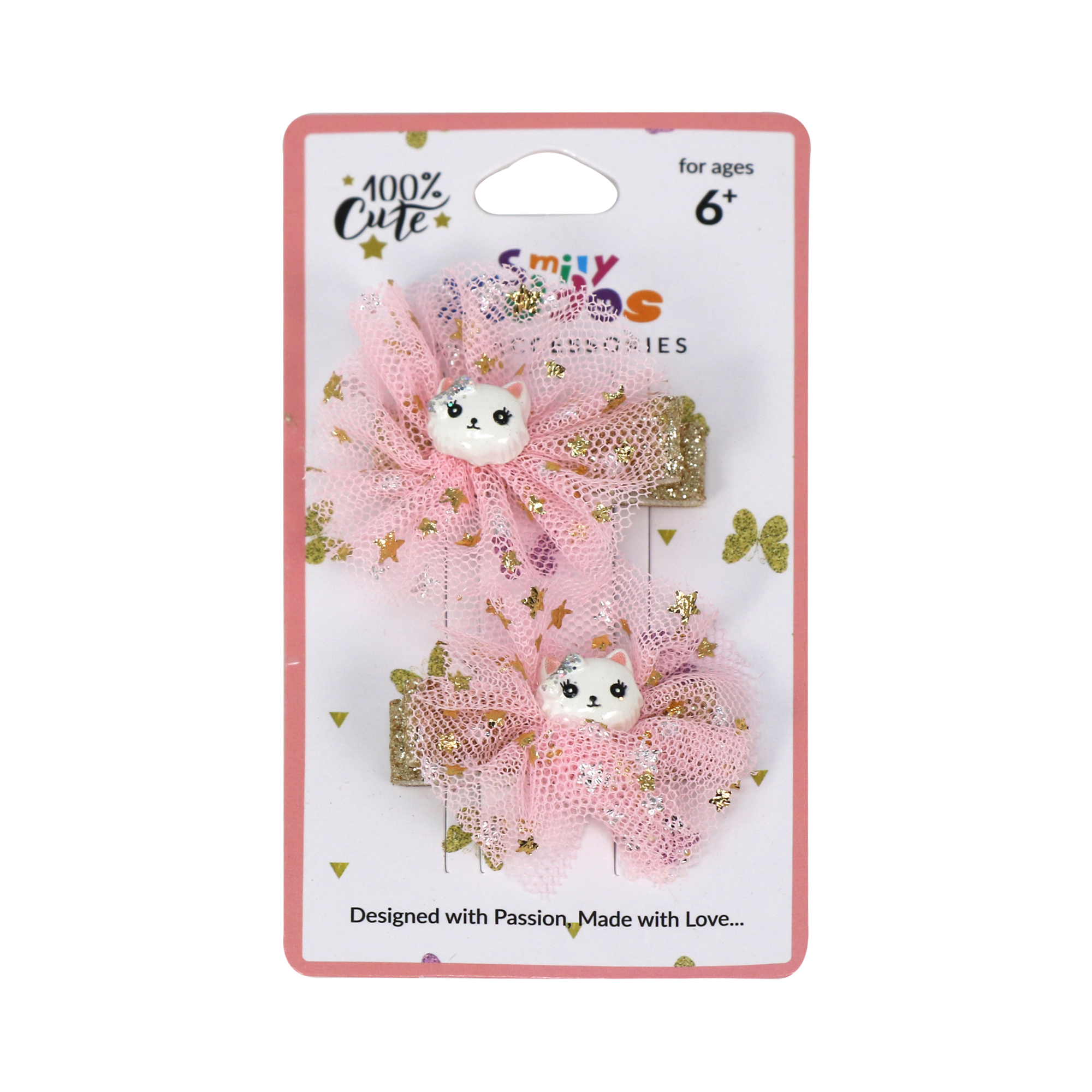 Smily Kiddos Fancy Kitty Hair Clip Set -2