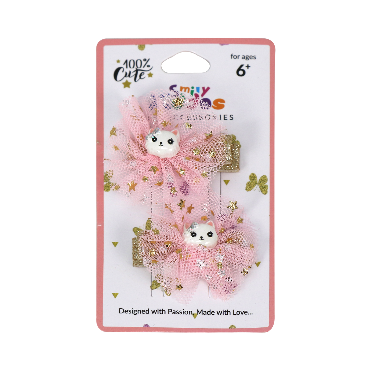 Smily Kiddos Fancy Kitty Hair Clip Set -2