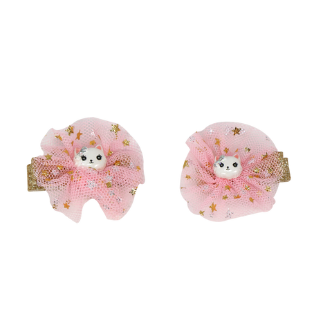 Image of Smily Kiddos Fancy Kitty Hair Clip Set -2