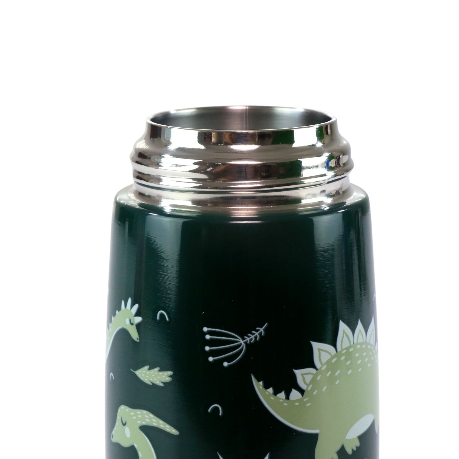 Smily Kiddos Insulated Water Bottle 450ml - Dino Theme Green