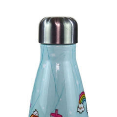 Smily Kiddos Steel Water Bottle light Blue  - Donut Theme