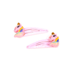 Smily Kiddos Rainbow Unicorn Hair Clip Set