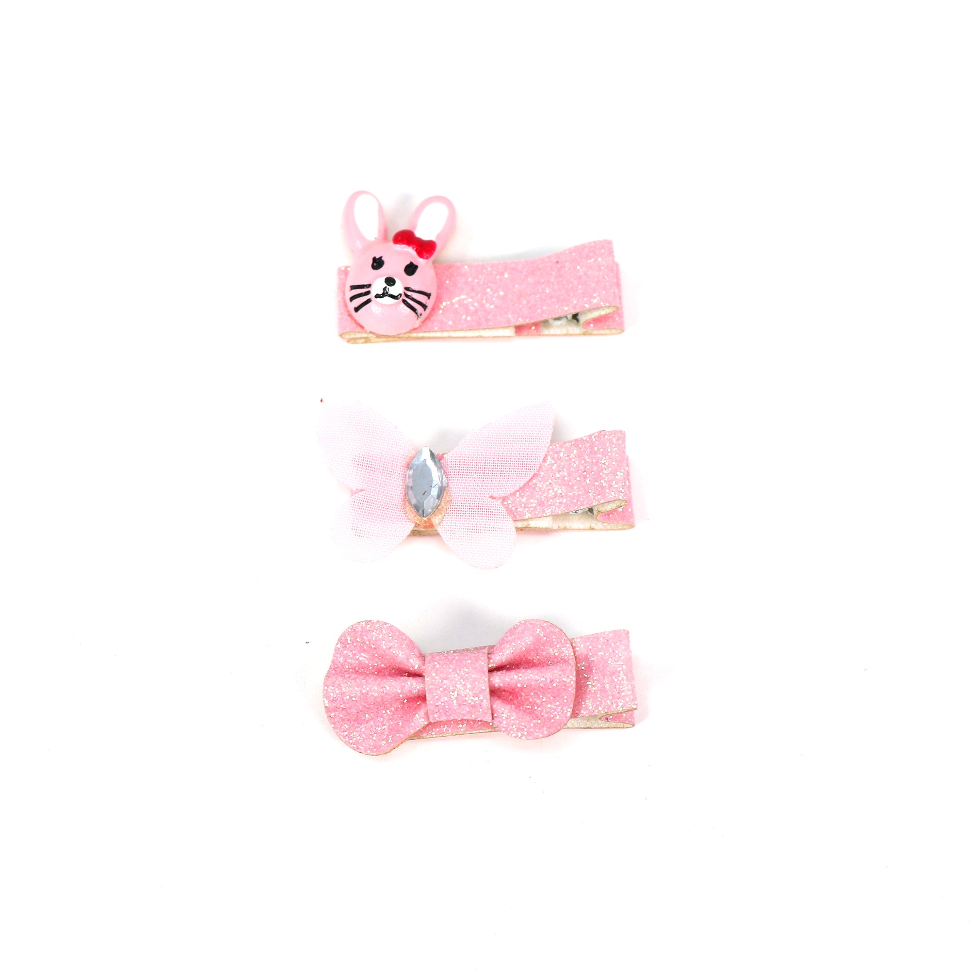 Smily Kiddos Baby Pink Hair Clip Set