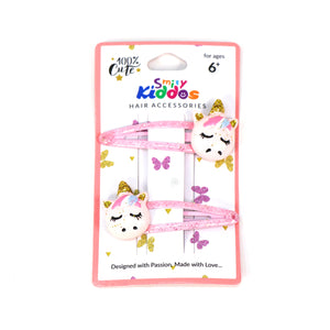 Unicorn Hair Clip Set