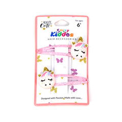 Unicorn Hair Clip Set