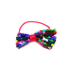 Smily Kiddos Multicolor Sequine Bow Hair Clip Set