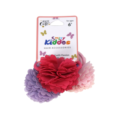 Smily Kiddos Multicolor Floral Hair Tie Set