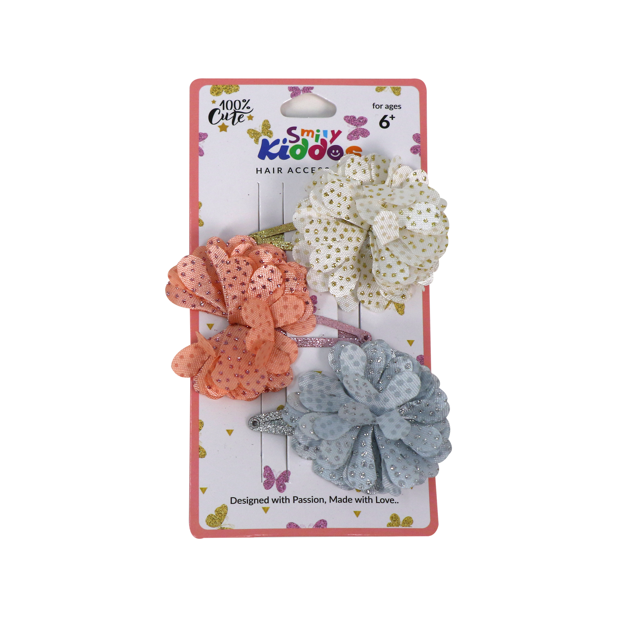 Smily Kiddos Fancy Floral Hair Clip Set