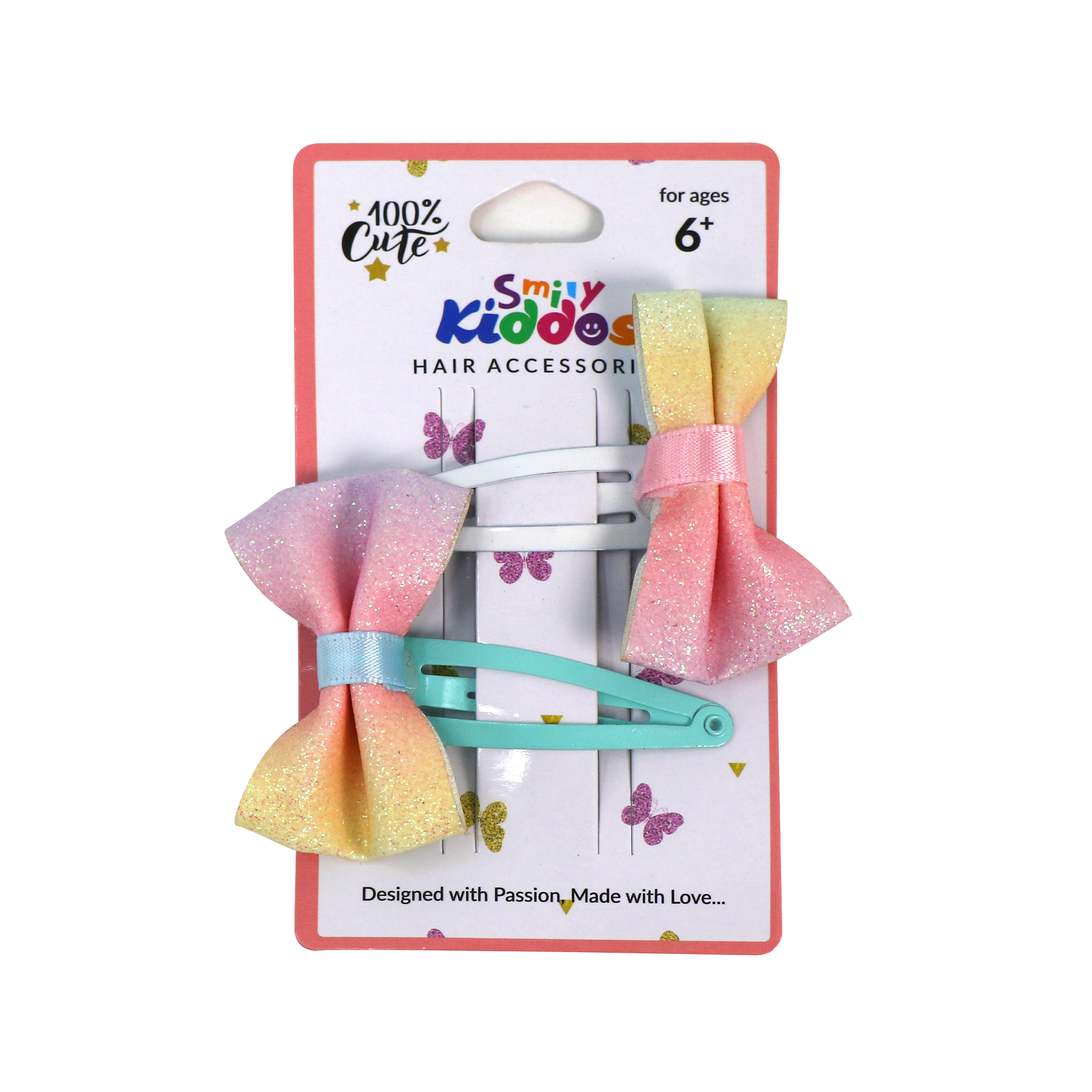 Smily Kiddos Rainbow Hair Clip Set