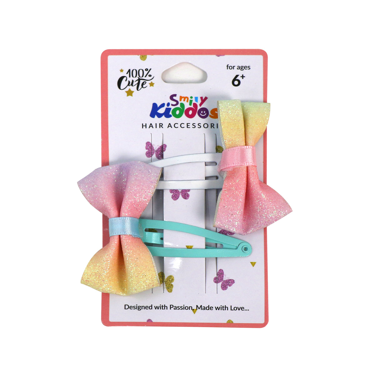 Smily Kiddos Rainbow Hair Clip Set