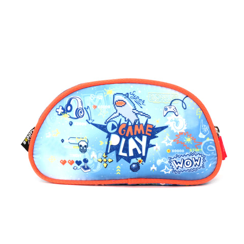 Image of Smily Kiddos Sea Shark Double Compartment Pencil Pouch