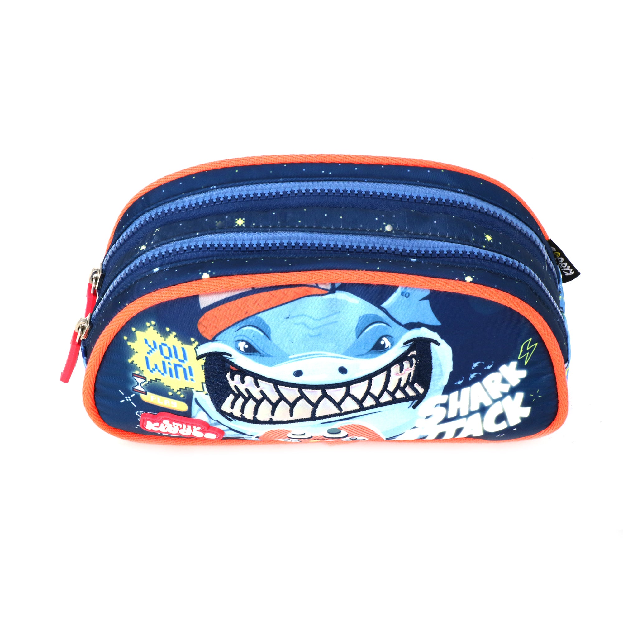 Smily Kiddos Sea Shark Double Compartment Pencil Pouch