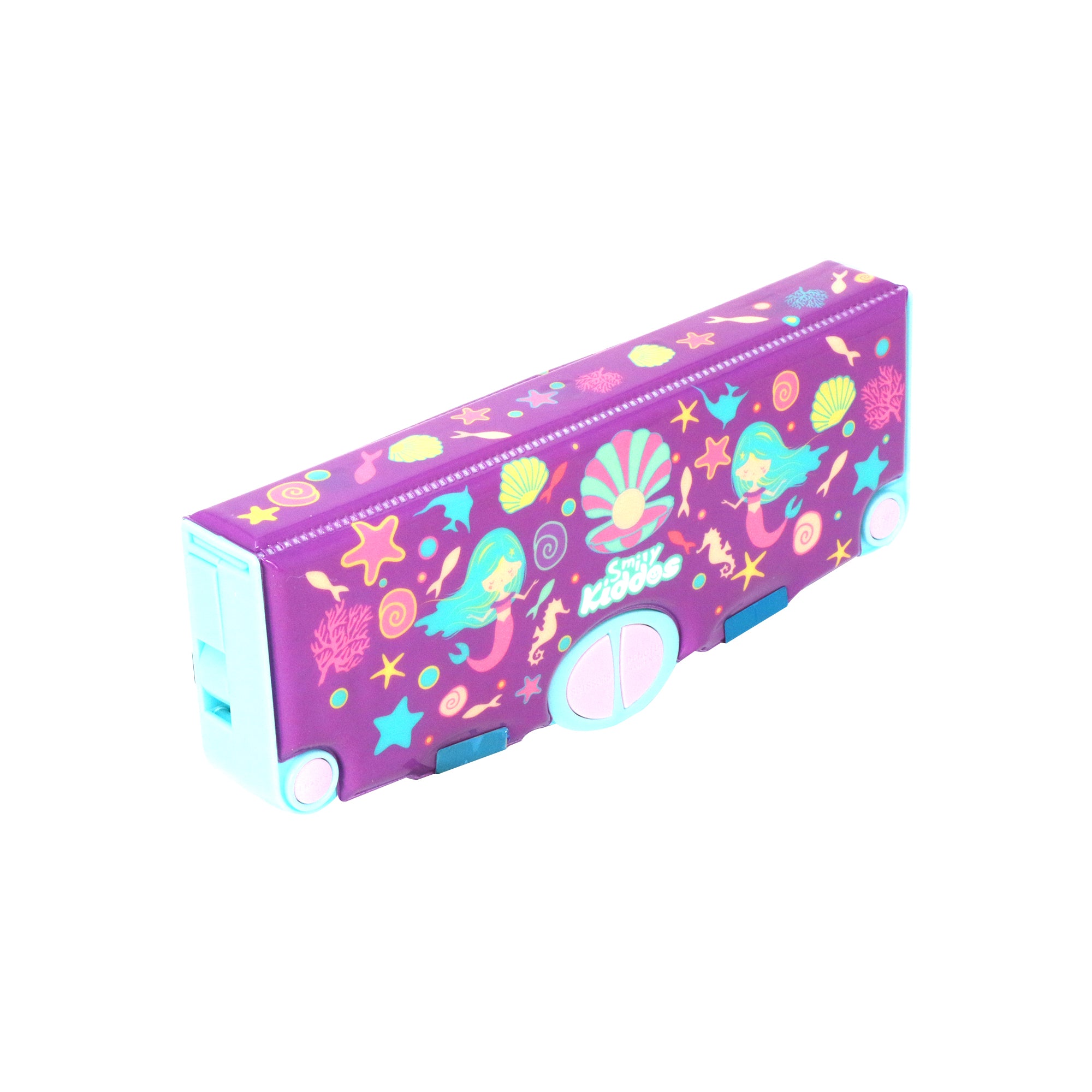 Smily Pop Out Pencil Box-Mermaid Theme