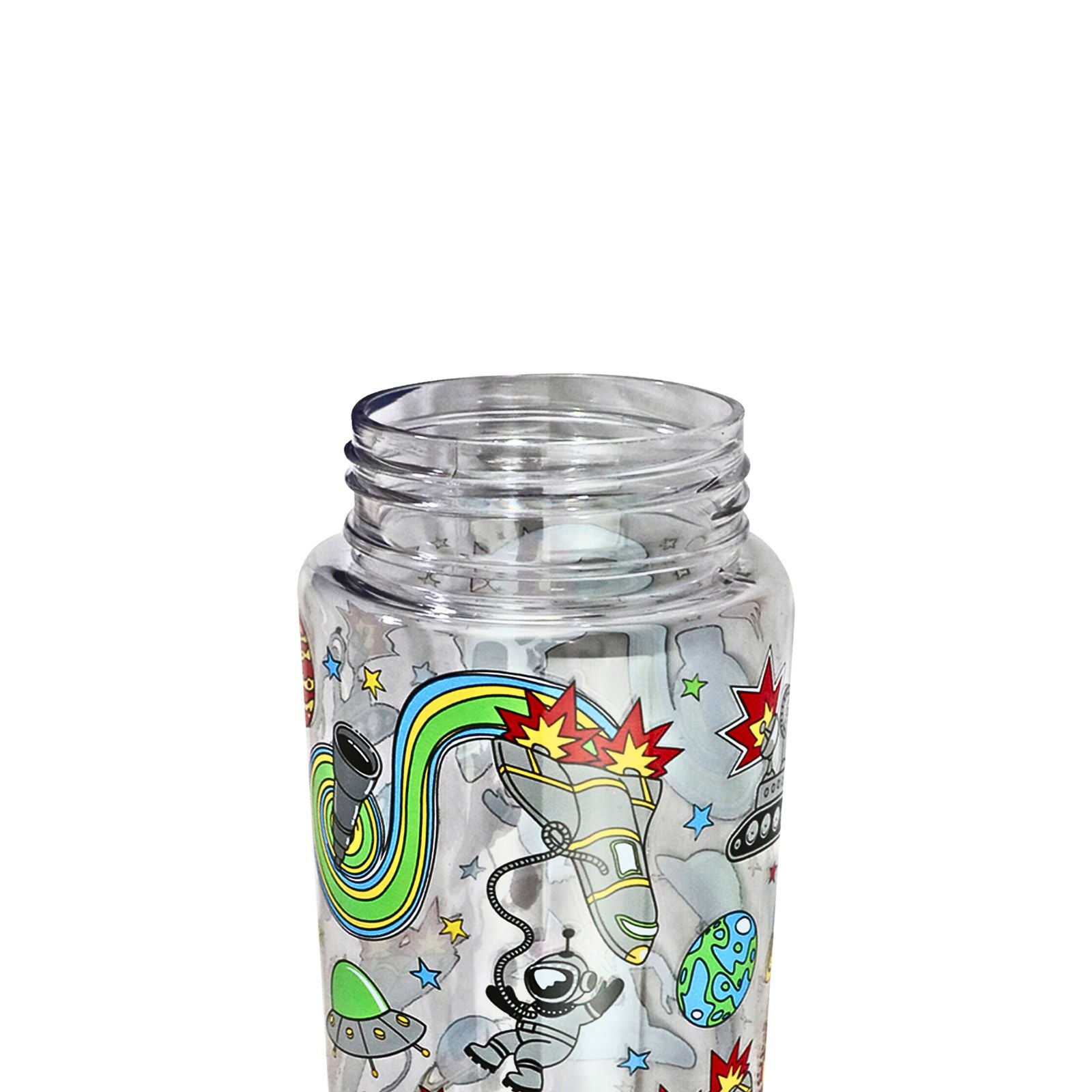 Smily kiddos Sipper Bottle 750 ml - Space Theme | Blue