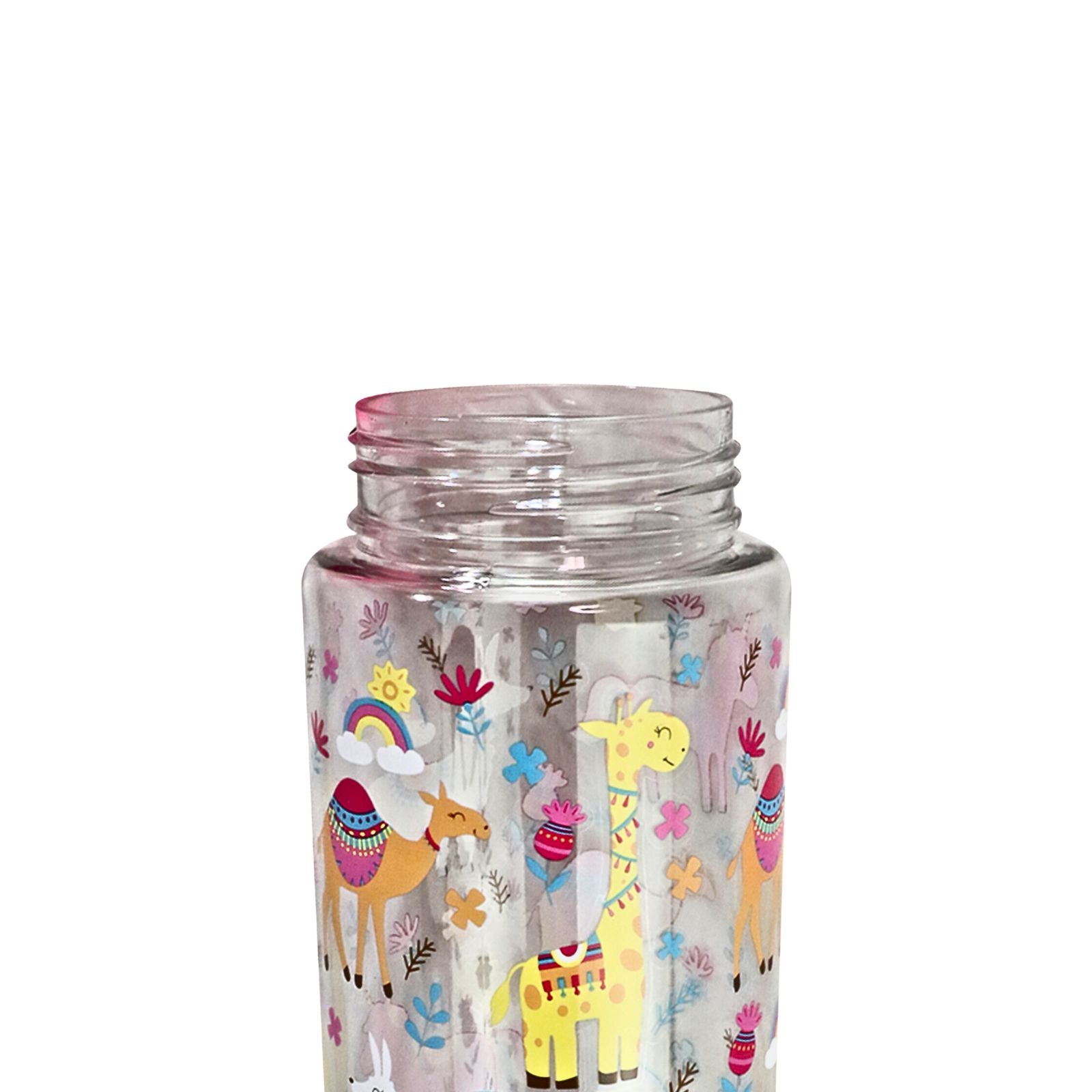 Smily kiddos Sipper Bottle 750 ml - Lama Theme | Pink