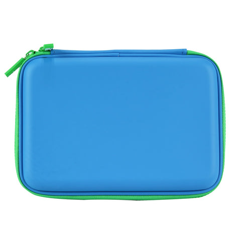 Image of Smily Single Compartment Pencil Case Blue