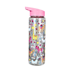 Smily kiddos Sipper Bottle 750 ml - Lama Theme | Pink