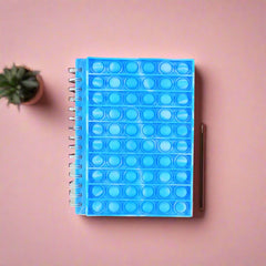 Smily Kiddos Pop IT spiral Note book - Light Blue