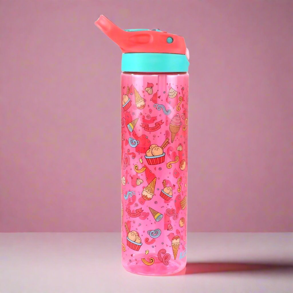 Smily kiddos Sipper bottle 750 ml - Ice Cream Theme Pink