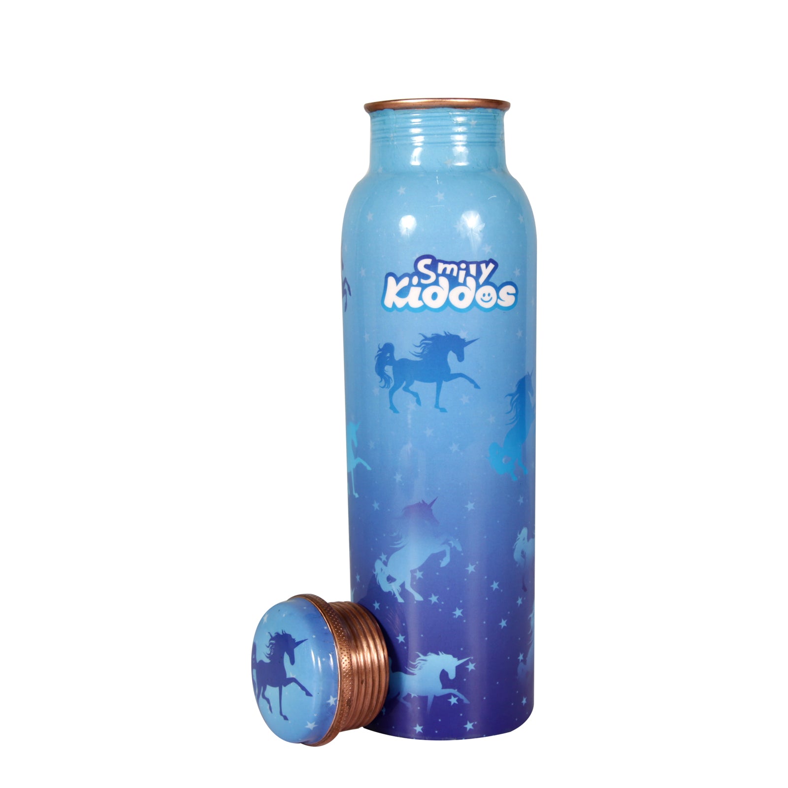 Smily Kiddos Sparkle Unicorn Copper Water Bottle