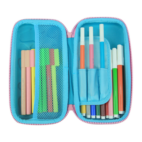 Image of Smily Small Pencil Case Light Blue