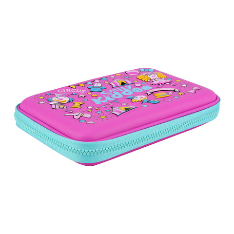 Image of Smily Single Compartment Pencil Case Pink