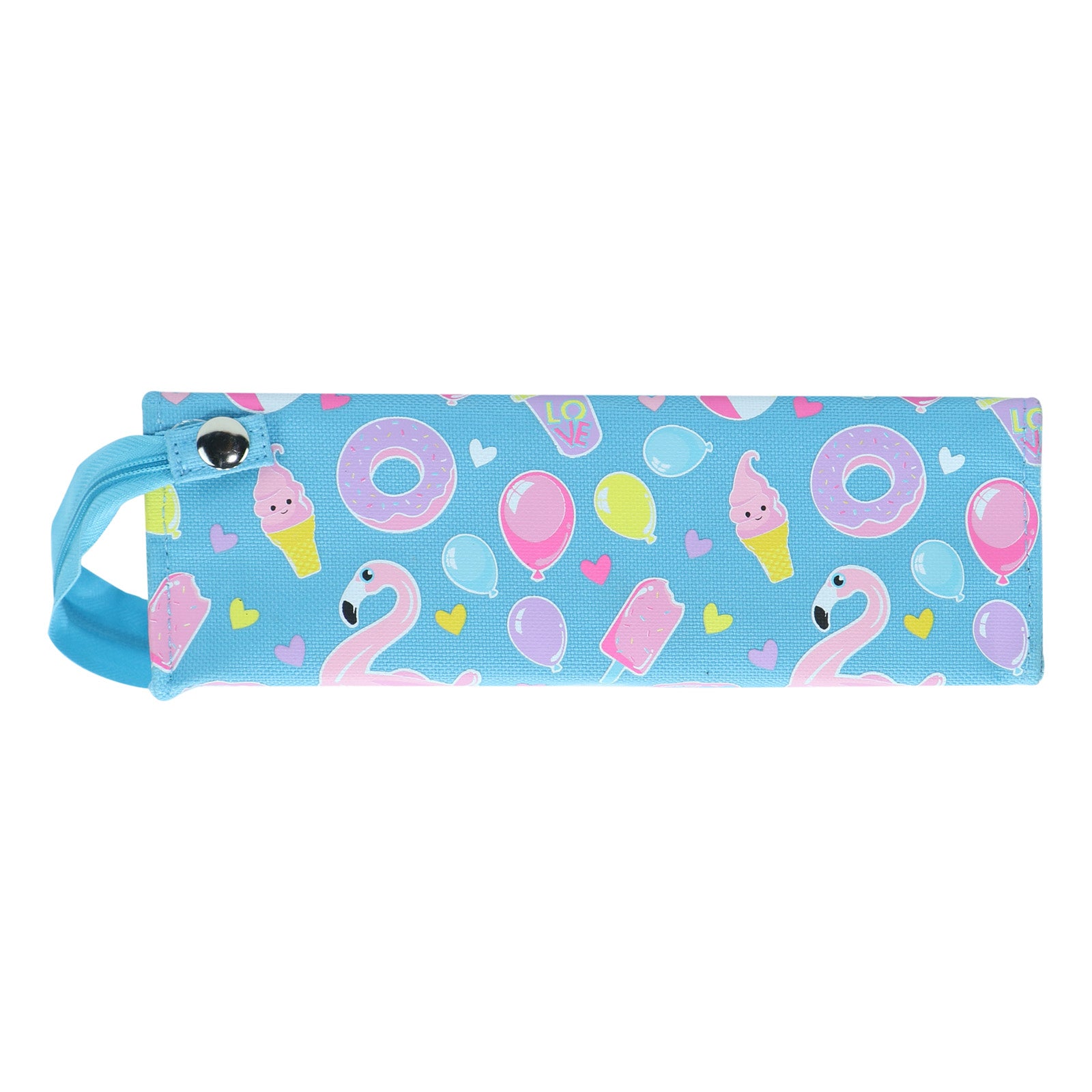 Smily Kiddos Tray Pencil Case Swan Theme Light Blue