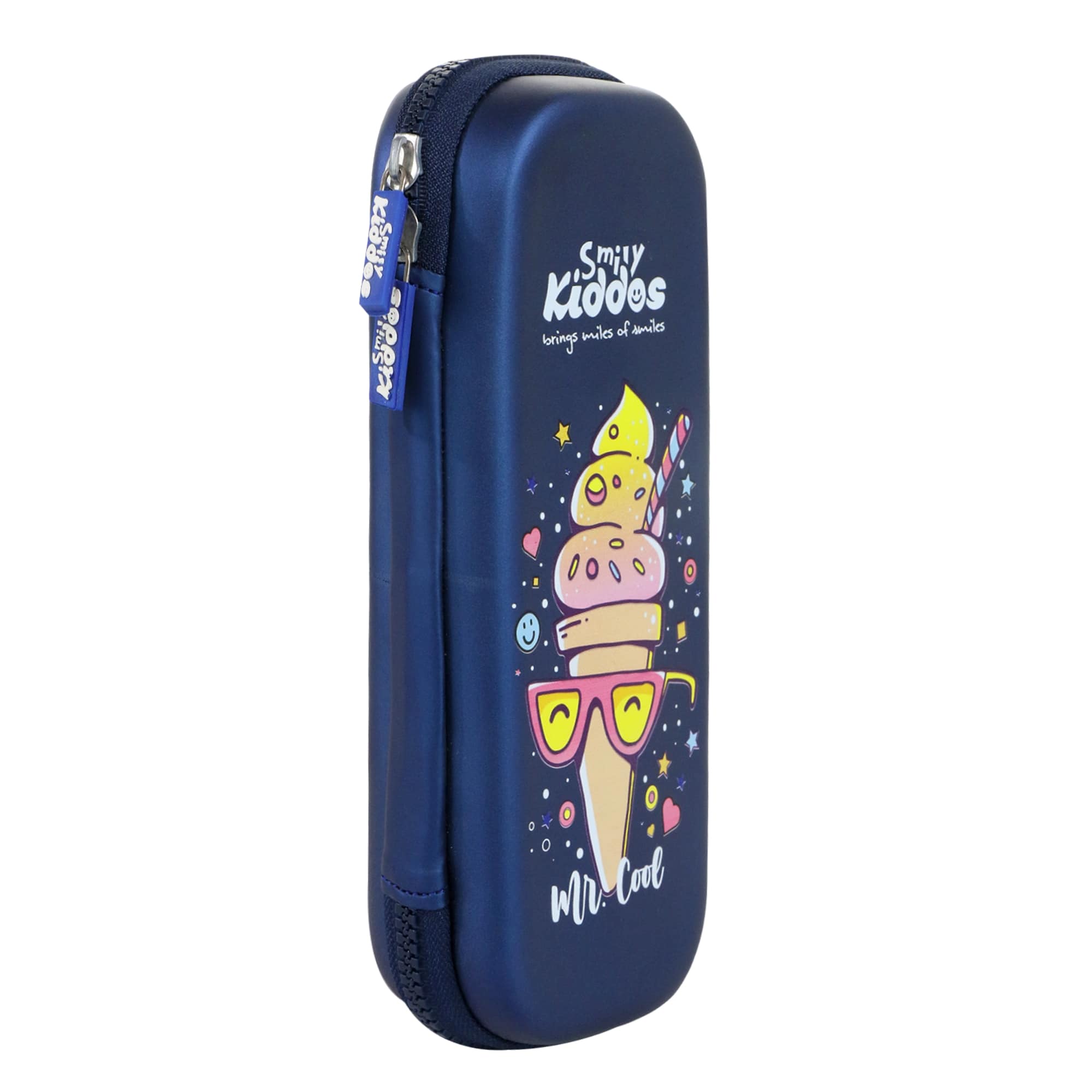 Smily Kiddos Small Pencil case - Ice Cream Blue