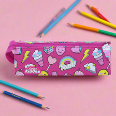 Smily Kiddos Tray Pencil Case Fun Theme Pink