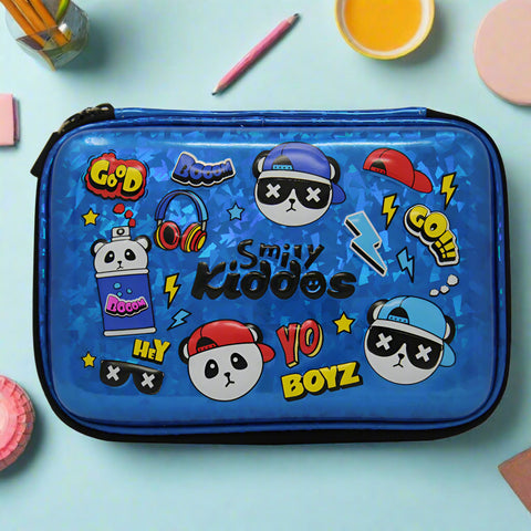 Image of Smily Kiddos Sparkle Pencil Case Hip Hop Panda Theme