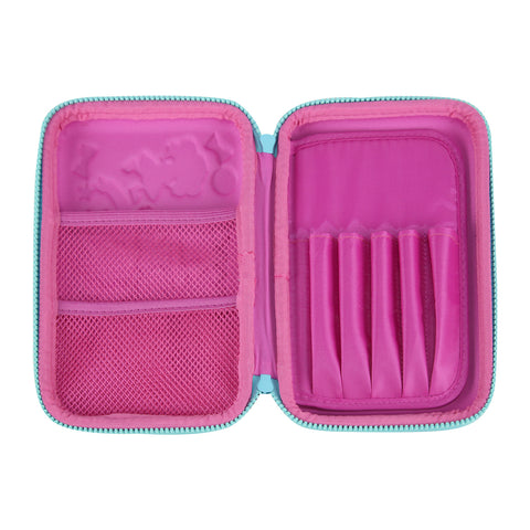 Image of Smily Single Compartment Pencil Case Pink