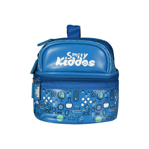 Image of Smily Kiddos Dual Slot Kids Lunch Bag Lab Theme