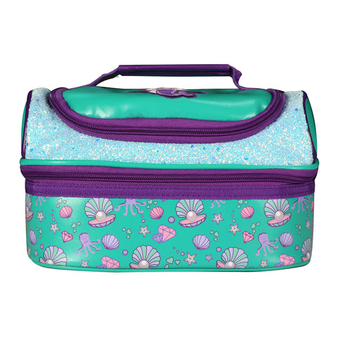 Image of Smily Kiddos Dual Slot Lunch Bag Mermaid Theme