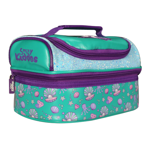 Image of Smily Kiddos Dual Slot Lunch Bag Mermaid Theme