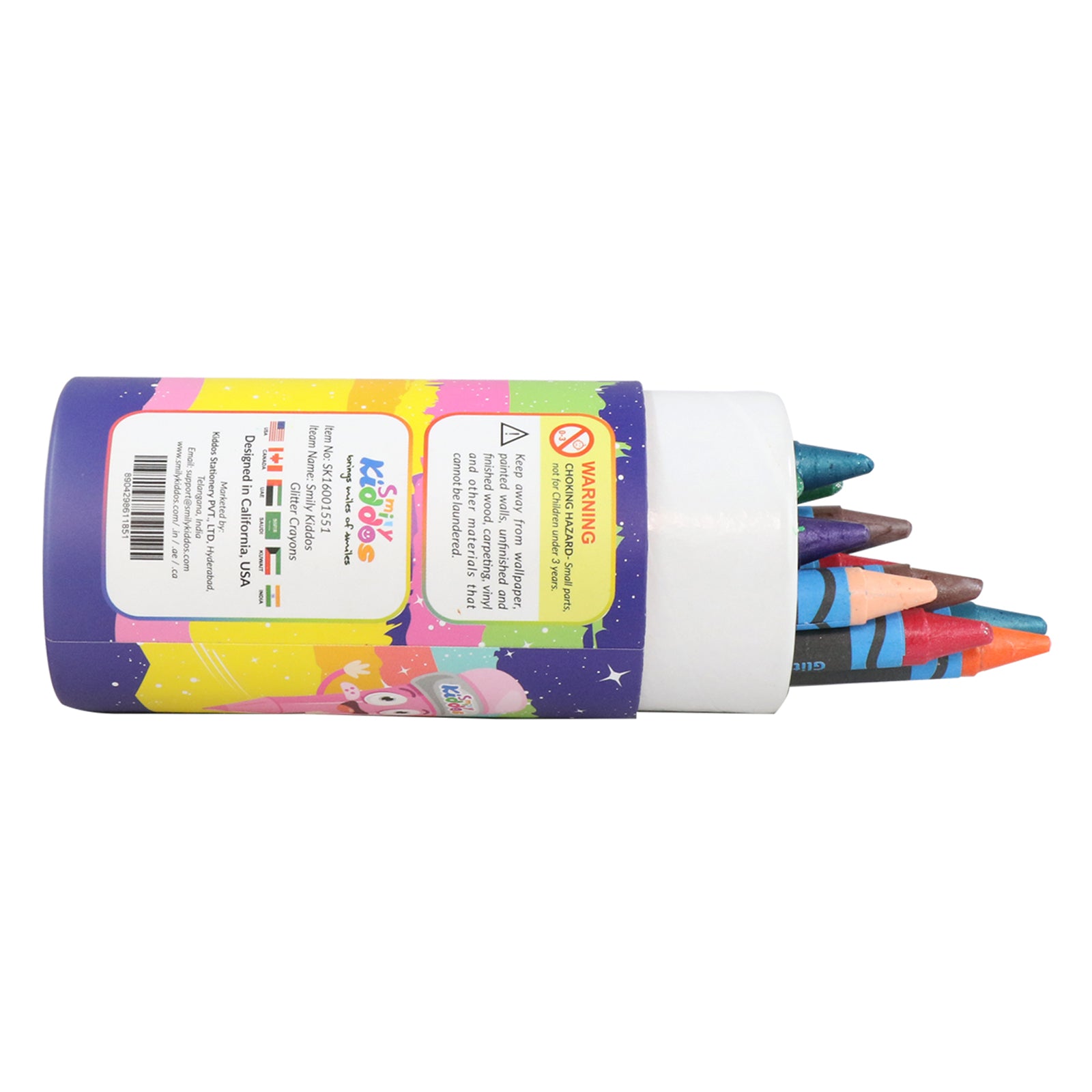 Smily Kiddos Glitter crayons