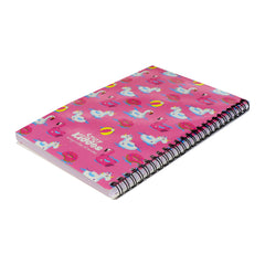 Smily Kiddos A5 Lined Notebook Swan Theme Pink