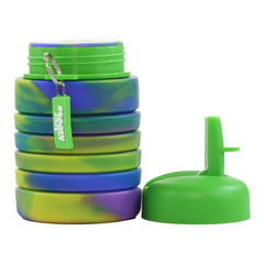 Smily Kiddos Silicone Expandable Bottle - Lemon Green