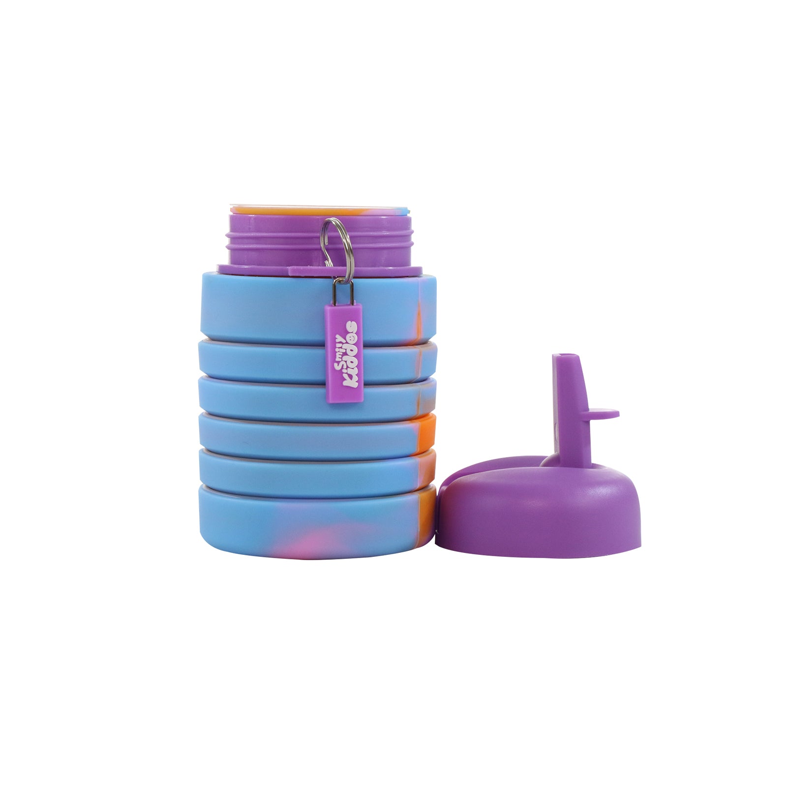 Smily Kiddos Silicone Expandable Bottle - Violet