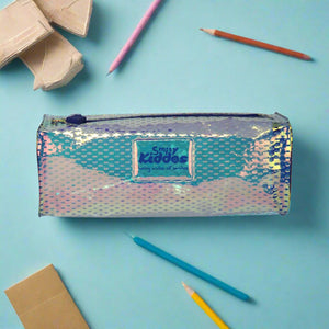 Smily Square Gleamy Pencil Pouch