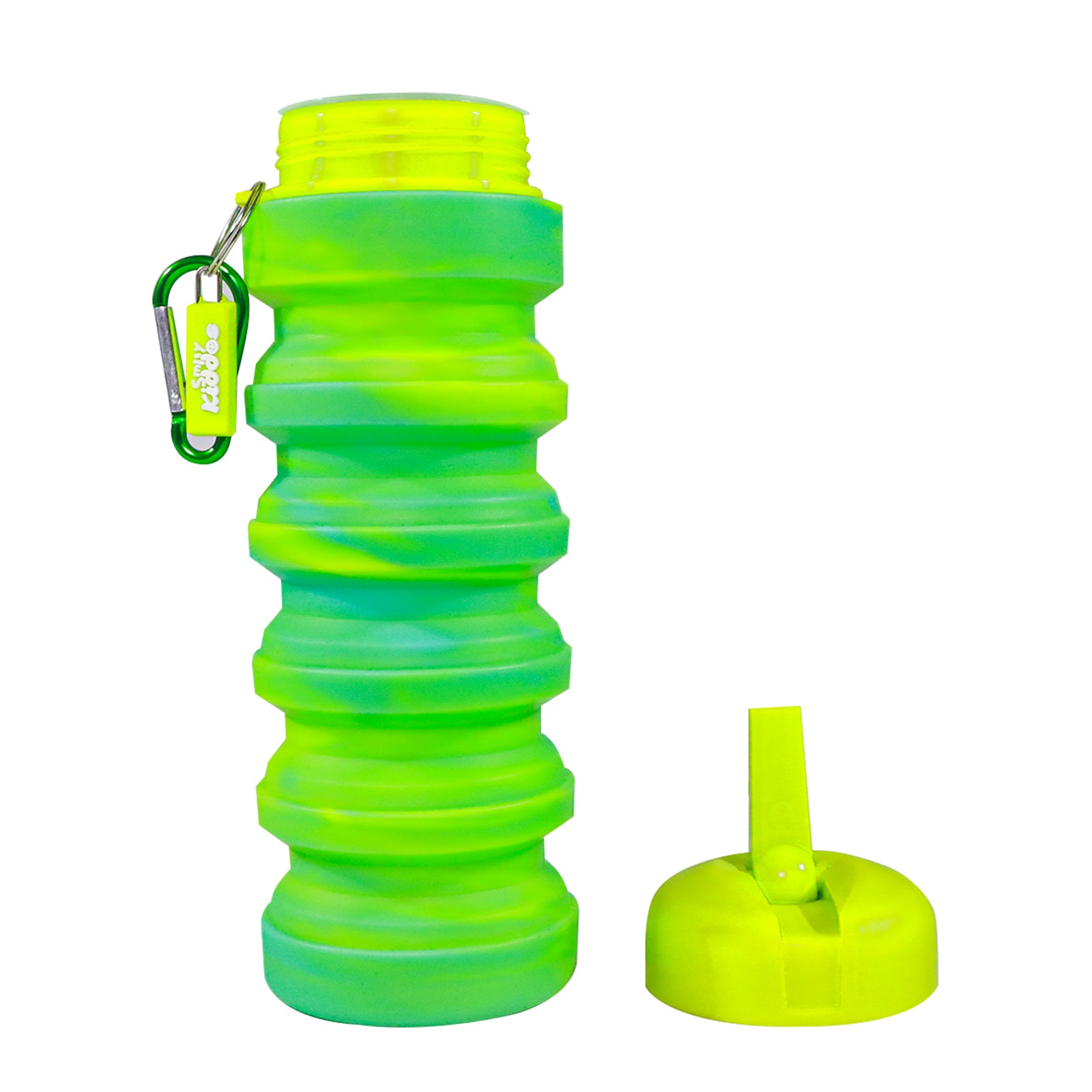 Smily kiddos Silicone Lemon Green Water Bottle