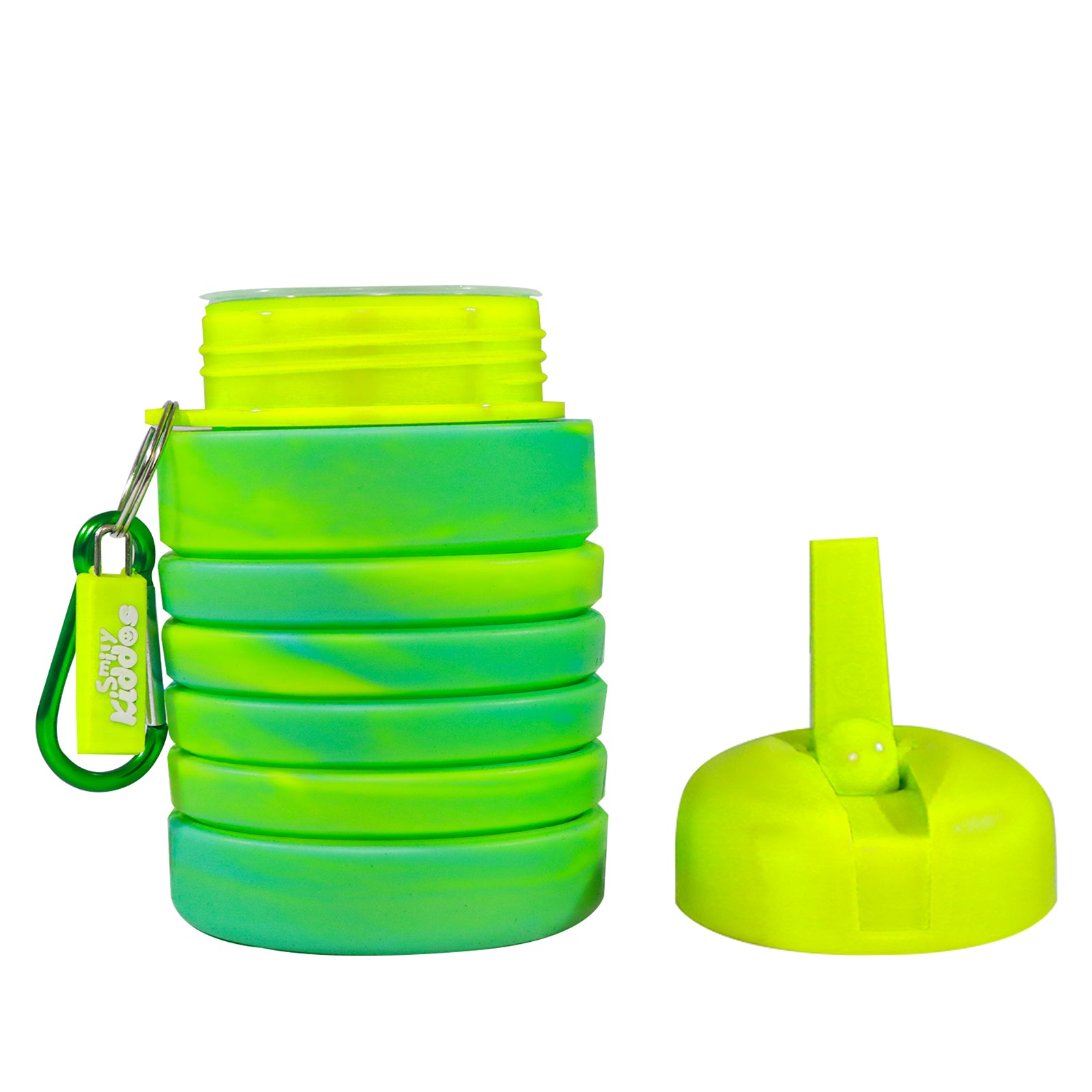 Smily kiddos Silicone Lemon Green Water Bottle