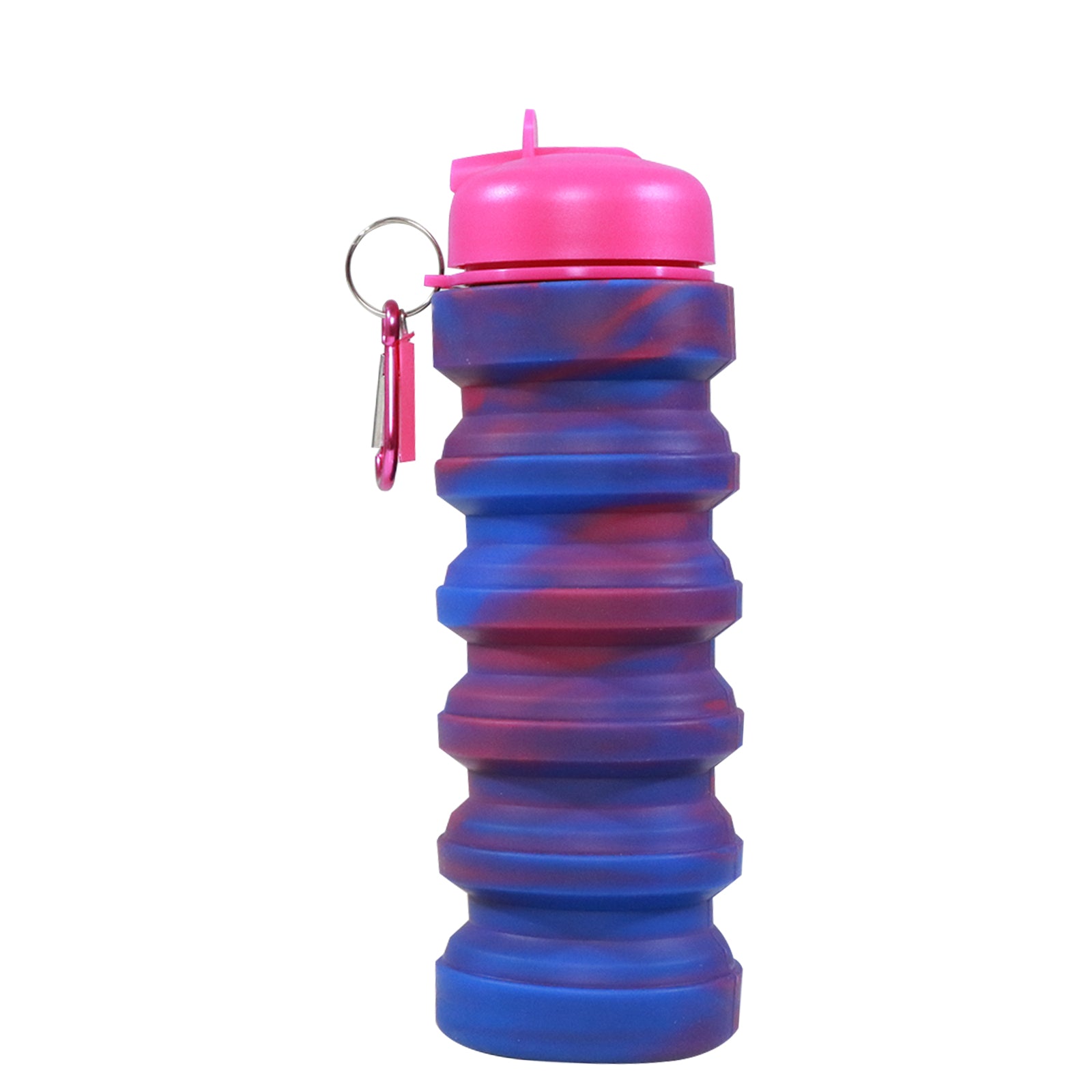 Smily kiddos silicone Pink and Blue Water Bottle